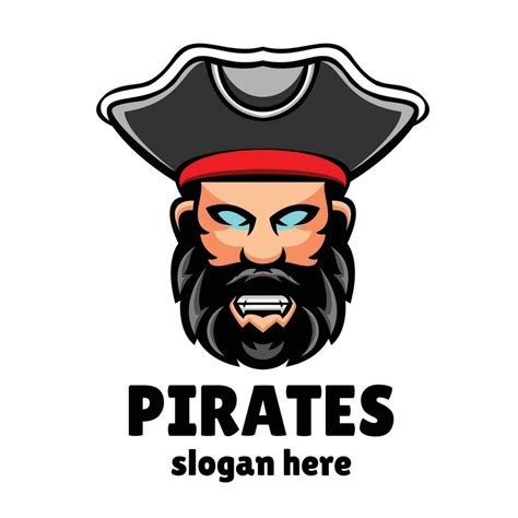 Pirates Mascot Logo Design Illustration 36886643 Vector Art At Vecteezy