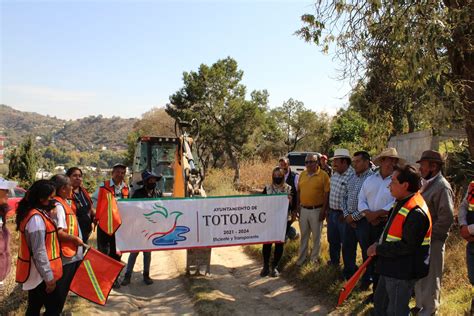 El Municipio De Totolac Da Inicio A Dos Obras En Las Comunidades De San