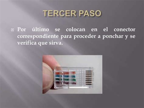 Pasos Para Ponchar Un Cable Ppt