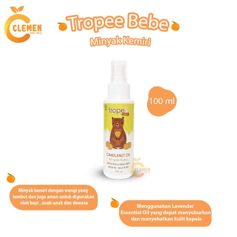 Jual Tropee Bebe Minyak Kemiri 100ml Shopee Indonesia