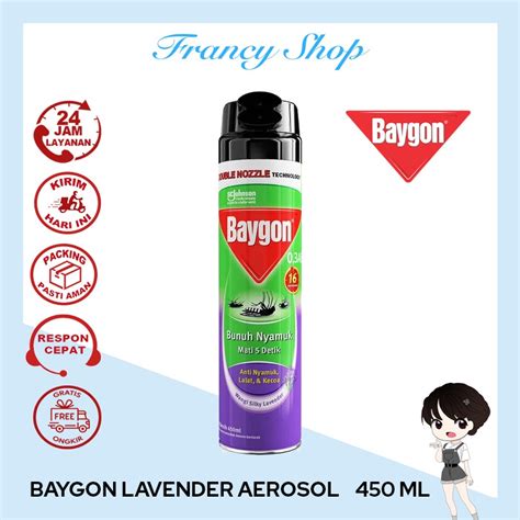 Jual Pembasmi Serangga Baygon Wangi Flower Garden Aerosol Spray 600