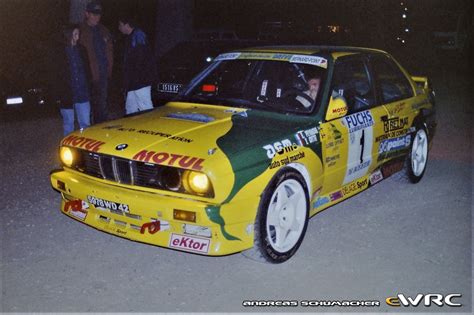 Peyrache Eric Réocreux Alain BMW M3 E30 Rallye National de la