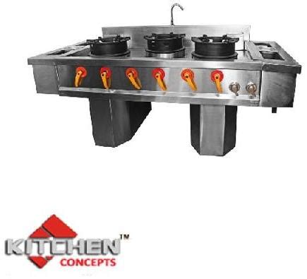 Stainless Steel Chinese Gas Burner At Best Price In Delhi Bharti