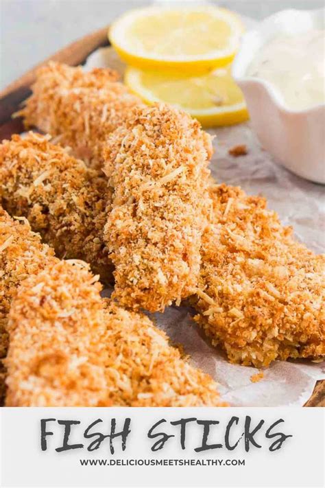 Baked Crispy Fish Sticks Quick And Easy Delicious Meets Healthy