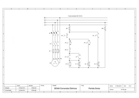 Sistema De Partida Direta De Motor Trifásico Ppt