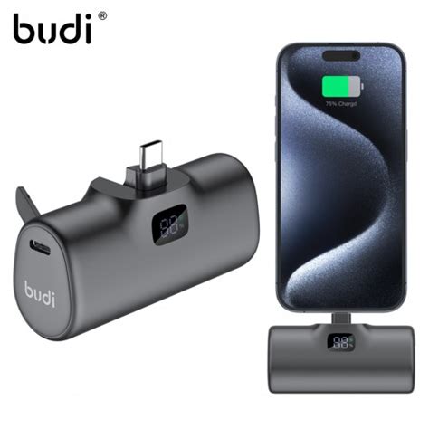 Buy Budi Portable Power Bank with PD USB C 5000 mAh توصيل Taw9eel