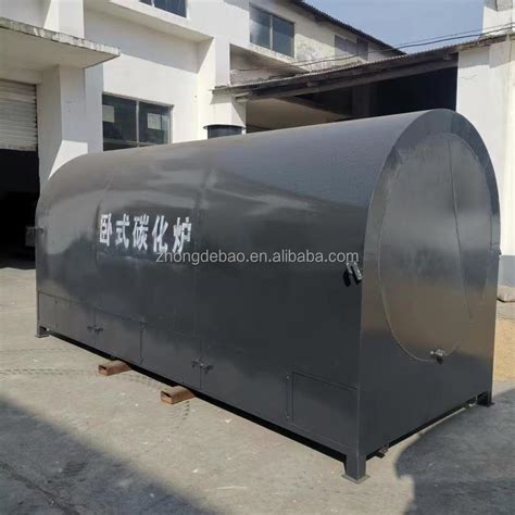 Energy Saving Biomass Horizontal Wood Charcoal Carbonization Furnace