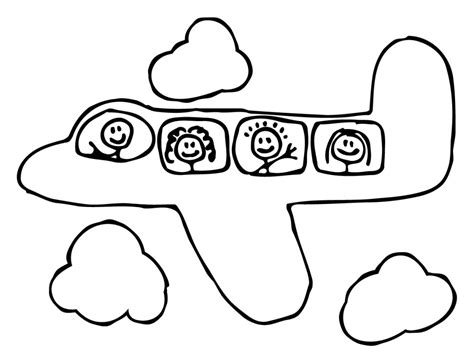 Free Printable Airplane Coloring Pages For Kids