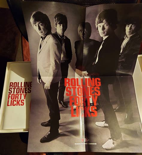 Forty Licks Rolling Stones Cd Album Compilation Limited Edition Box Set Abkco Records