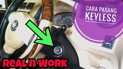 Cara Pasang Keyless Entry Start Stop YouTube