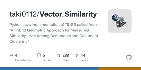 GitHub Taki0112 Vector Similarity Python Java Implementation Of TS