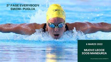 Ultima Tappa Everybody Swim Puglia Acsi Nuoto