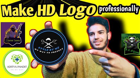 How To Make Hd And Professional Logo For Youtube Channel How To