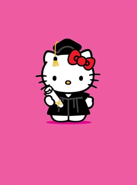 Hello Kitty Graduation Hello Kitty Drawing Hello Kitty Wallpaper