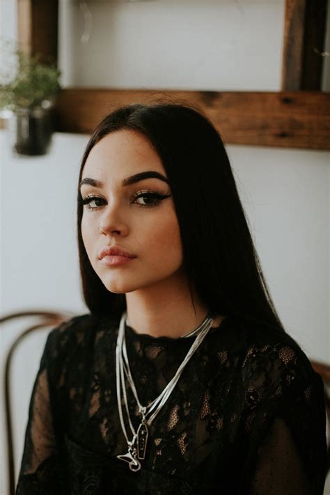 Wallpaper Maggie Lindemann Singer Brunette Dark Hair Long Hair