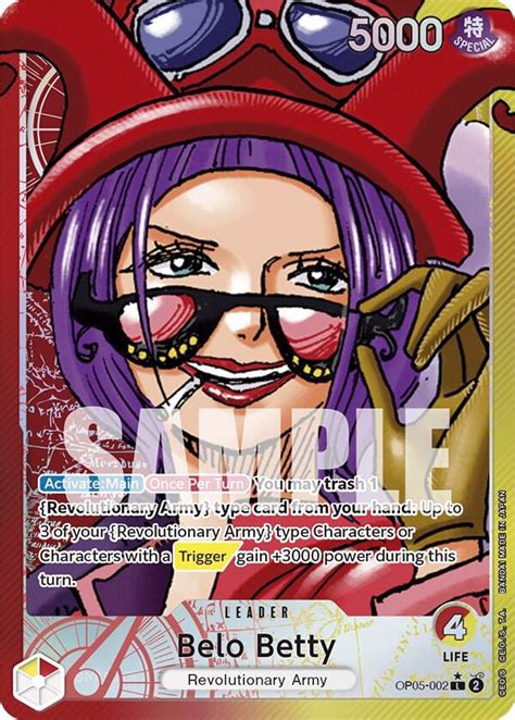 Belo Betty 002 Alternate Art Awakening Of The New Era One Piece