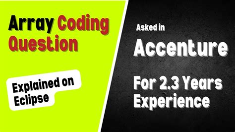 Java Coding Question Asked In Accenture Youtube