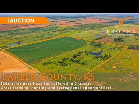 Acres In Barber County Ks Offered In Tracts Farming Hunting