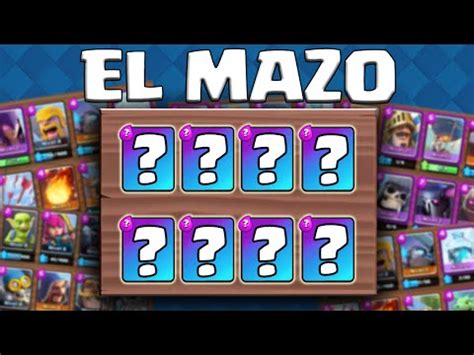 CÓMO HACER UN BUEN MAZO EN CLASH ROYALE YouTube