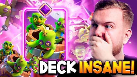 Best Goblin Barrel Evolution Deck In Clash Royale Youtube