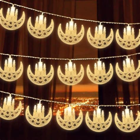 Amazon Alibbon Ramadan Lights Ft Led Moon Star String Lights