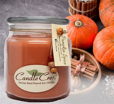 Pumpkin Spice Soy Candles Candle Crest Soy Candles Inc