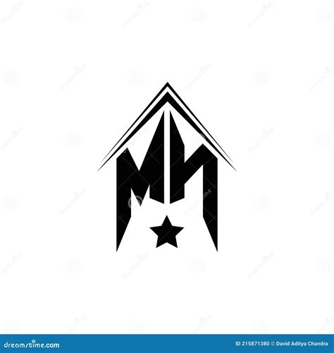 Dise O Inicial Del Logotipo De Mn Con El Logotipo De La Forma