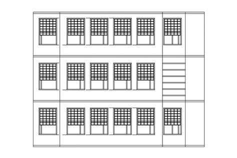 Apartmen Front View Coloring Page Wecoloringpage