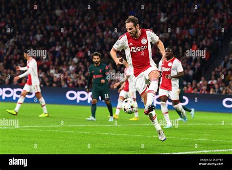 NETHERLANDS, AMSTERDAM - OCTOBER 26, 2022: Daley Blind UEFA Champions League match Ajax vs ...