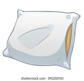 Vector Illustration Cartoon White Pillow Vector De Stock Libre De