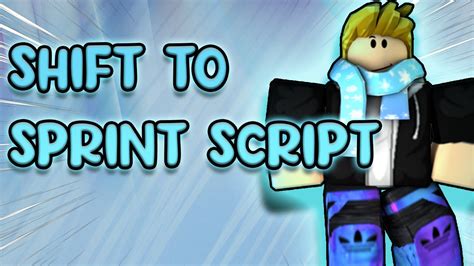 How To Make A Shift To Sprint Script In Roblox Studio Youtube