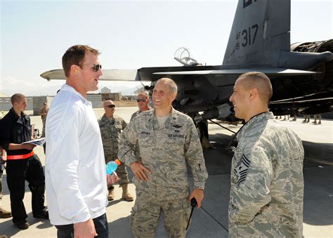 NFL Players Visit Bagram Airmen Air Force Article Display