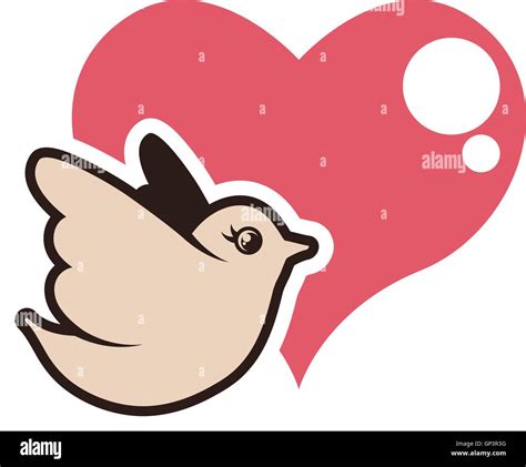 white dove symbol design Stock Vector Image & Art - Alamy