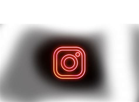 Neon Lights Instagram Logo