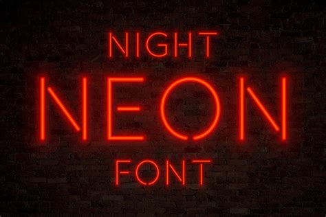 15 Best Neon Fonts | Design Inspiration