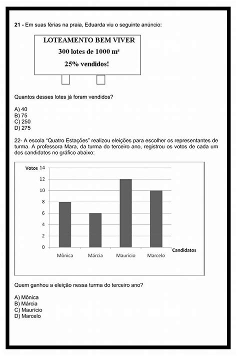 Atividades De Matemática Gráfico 84d