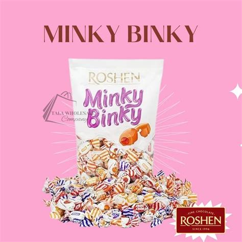 Roshen Minky Binky Toffee With Jelly Filling 250g500g1kg Shopee