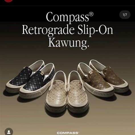 Jual COMPASS RETROGRADE SLIP ON KAWUNG Shopee Indonesia