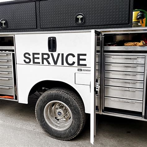 Service Body Drawers Tool And Equipment Storage For Utility Trucks