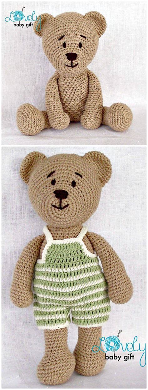 Crochet Bear Applique - Amelia's Crochet