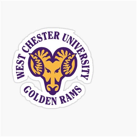 8 Inch Sticker West Chester University Name Logo Vinyl Decal Laptop