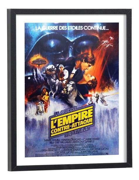 Affiche Film L Empire Contre Attaque Tableau Star Wars