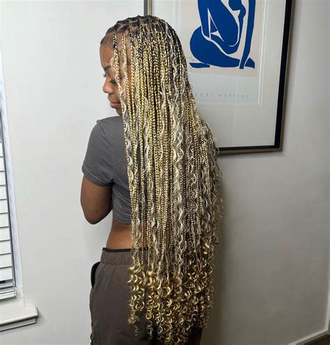 Blond Bohemian Goddess Braids Girls Hairstyles Braids Goddess Braids