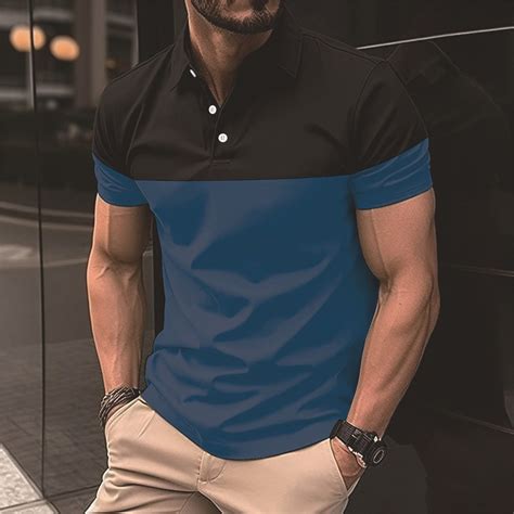 GZWYHT Mens Polo Shirts Mens Shirts Men S Fashion Spring And Summer