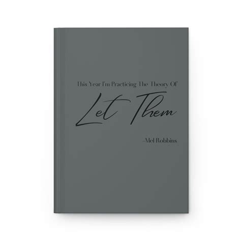 Mel Robbins Let Them Theory Hardcover Journal Matte Etsy