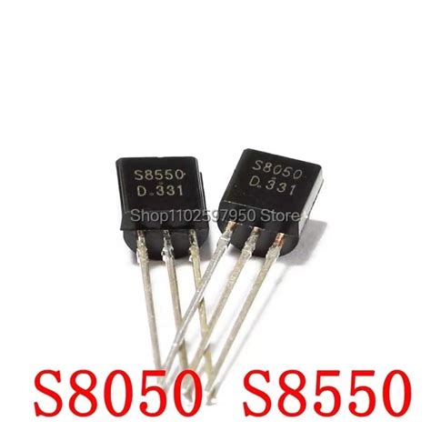 50PCS S8050 S8550 SS8050 SS8550 TO 92 8050 New Triode Transistor