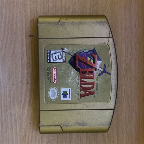 Zelda Ocarina Of Time N64 Gold Cartridge Atelier Yuwaciaojp