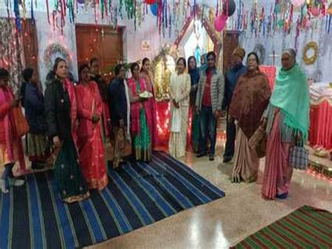 People Of Christian Community Celebrated Christmas Festival In Three Churches Of Guava गुवा के