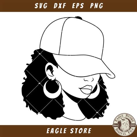 African American Hat Low Woman Svg African American Svg Inspire Uplift