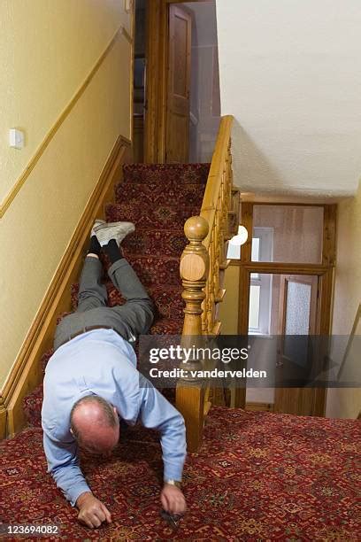 Guy Falling Down Stairs Photos And Premium High Res Pictures Getty Images